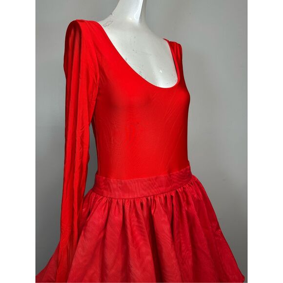 Alice + Olivia Chara Bubble-Hem Minidress Size US8 $495 - Picture 11 of 13